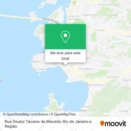 Rua Doutor Tavares de Macedo mapa