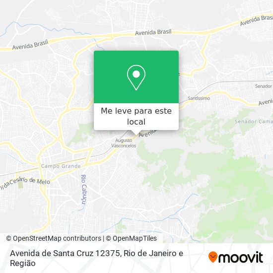 Avenida de Santa Cruz 12375 mapa