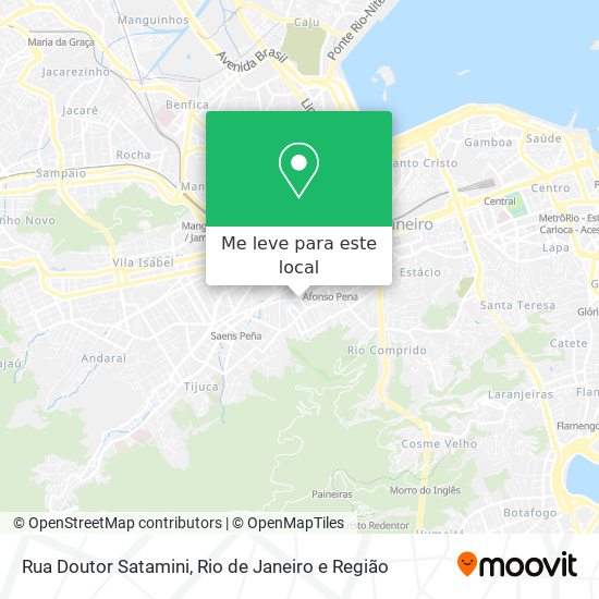 Rua Doutor Satamini mapa