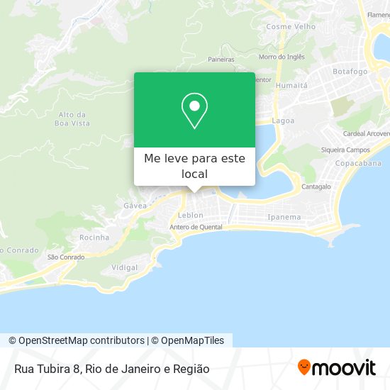 Rua Tubira 8 mapa