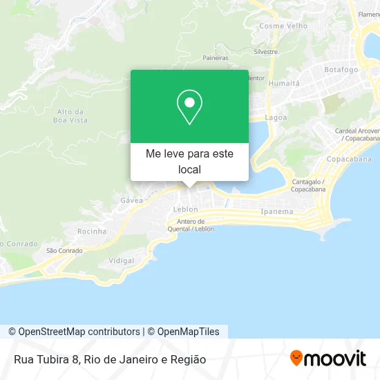 Rua Tubira 8 mapa