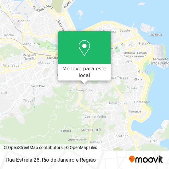 Rua Estrela 28 mapa