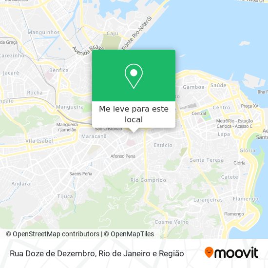 Rua Doze de Dezembro mapa