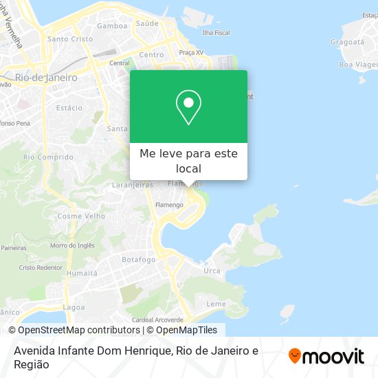 Avenida Infante Dom Henrique mapa