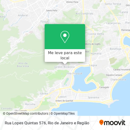 Rua Lopes Quintas 576 mapa