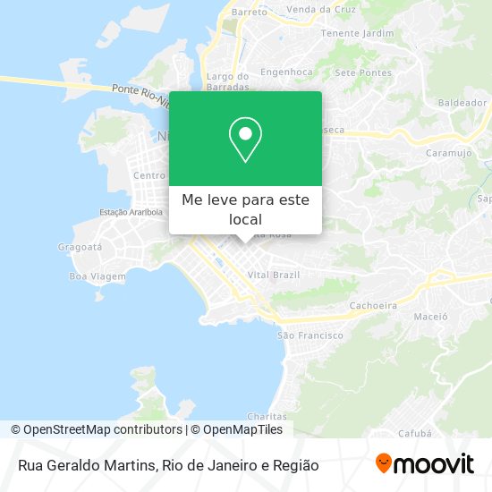 Rua Geraldo Martins mapa