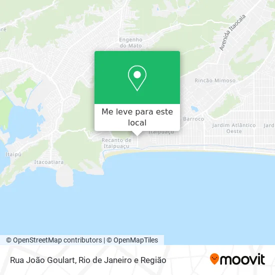 Rua João Goulart mapa