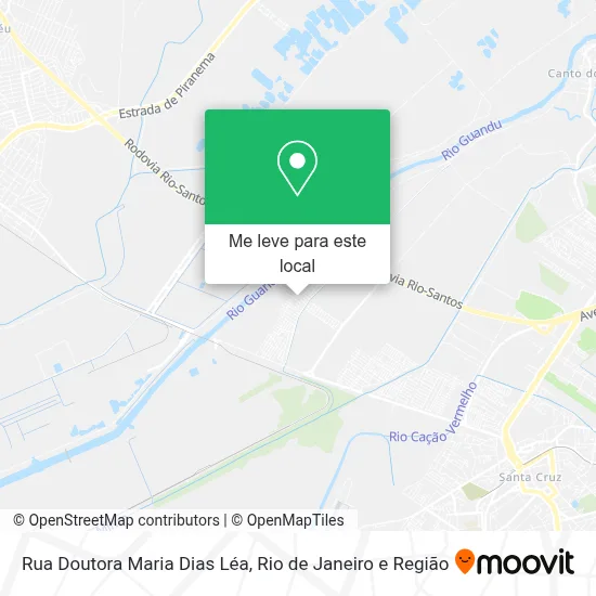 Rua Doutora Maria Dias Léa mapa