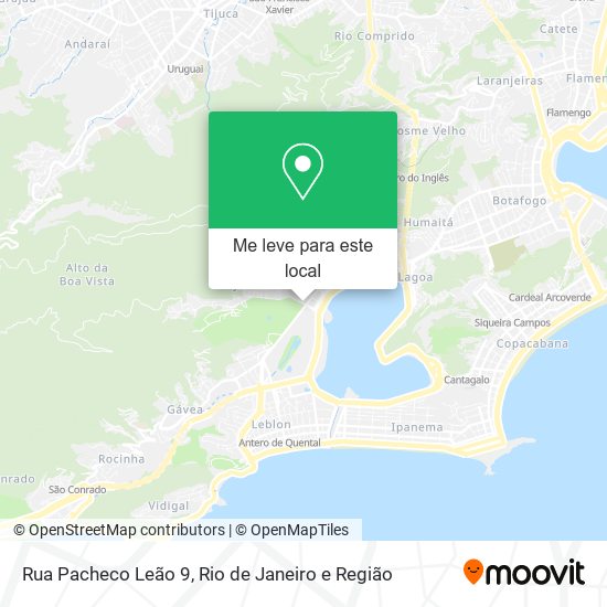 Rua Pacheco Leão 9 mapa