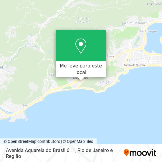 Avenida Aquarela do Brasil 611 mapa