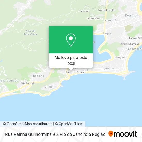 Rua Rainha Guilhermina 95 mapa