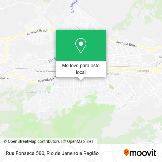 Rua Fonseca 580 mapa