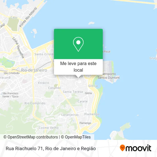 Rua Riachuelo 71 mapa
