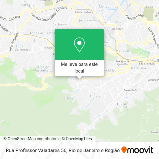 Rua Professor Valadares 56 mapa