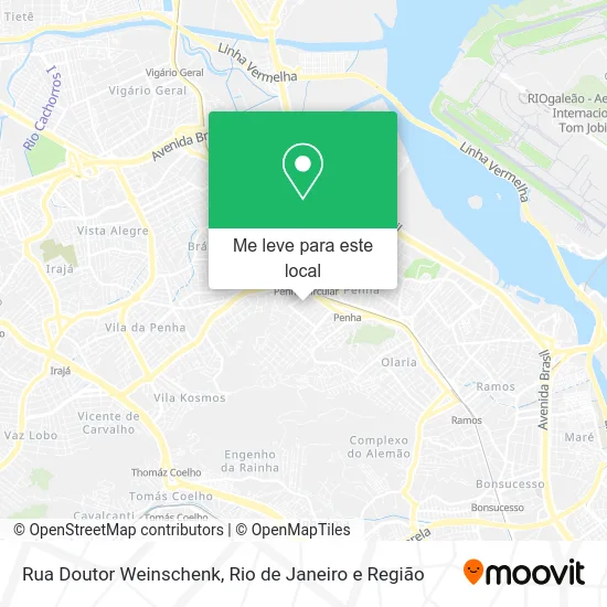 Rua Doutor Weinschenk mapa