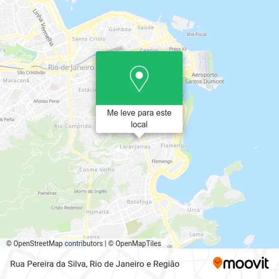 Rua Pereira da Silva mapa