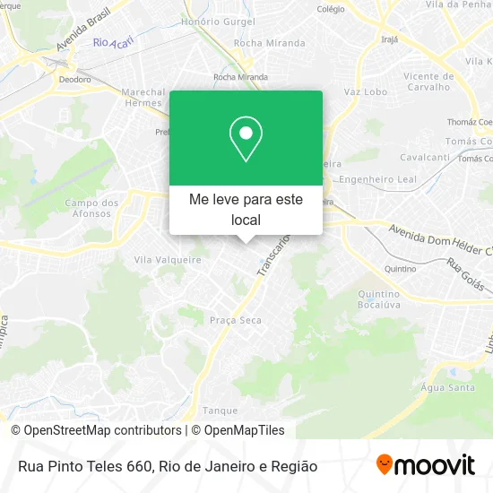 Rua Pinto Teles 660 mapa