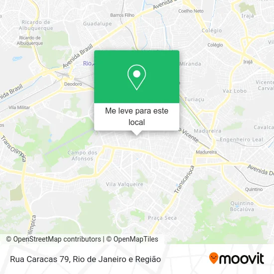 Rua Caracas 79 mapa