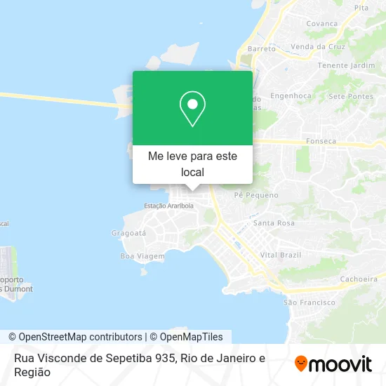 Rua Visconde de Sepetiba 935 mapa