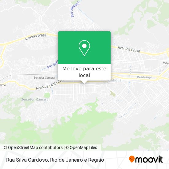 Rua Silva Cardoso mapa