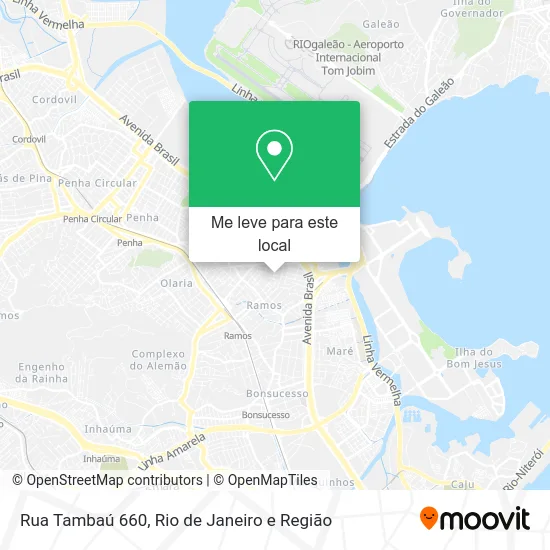 Rua Tambaú 660 mapa