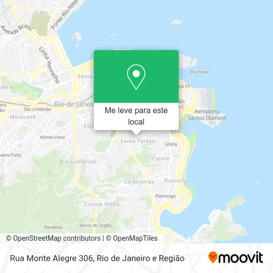 Rua Monte Alegre 306 mapa