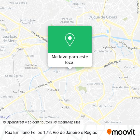 Rua Emíliano Felipe 173 mapa
