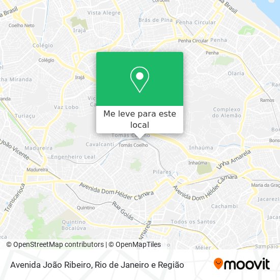 Avenida João Ribeiro mapa