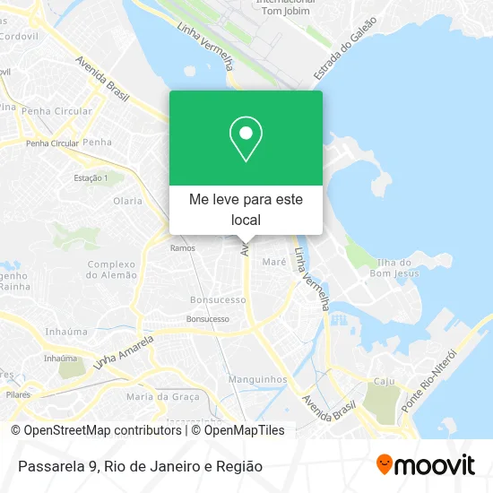 Passarela 9 mapa