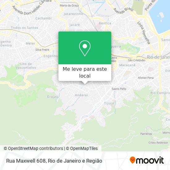Rua Maxwell 608 mapa