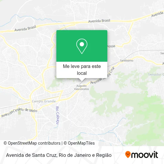 Avenida de Santa Cruz mapa