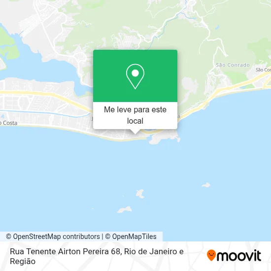 Rua Tenente Airton Pereira 68 mapa