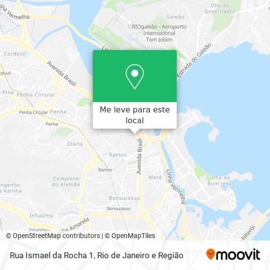 Rua Ismael da Rocha 1 mapa