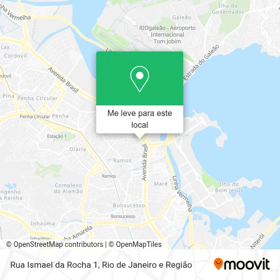 Rua Ismael da Rocha 1 mapa