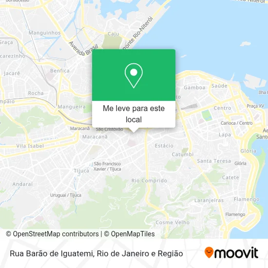 Rua Barão de Iguatemi mapa