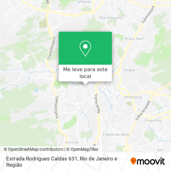 Estrada Rodrigues Caldas 631 mapa