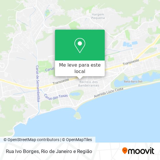 Rua Ivo Borges mapa