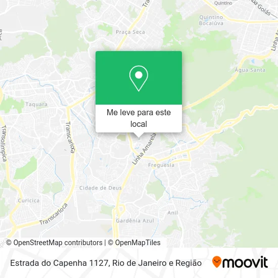 Estrada do Capenha 1127 mapa