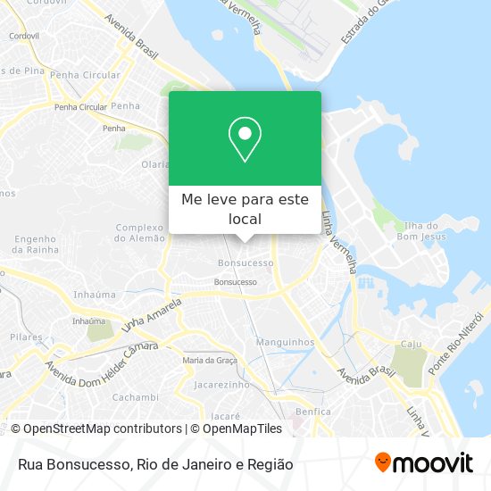 Rua Bonsucesso mapa