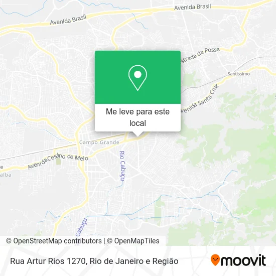 Rua Artur Rios 1270 mapa