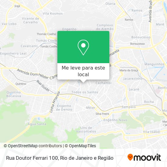 Rua Doutor Ferrari 100 mapa