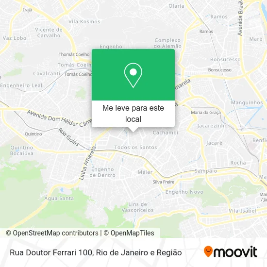 Rua Doutor Ferrari 100 mapa