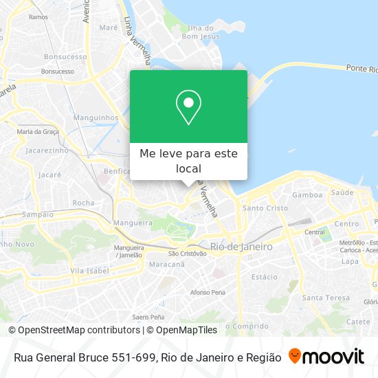 Rua General Bruce 551-699 mapa