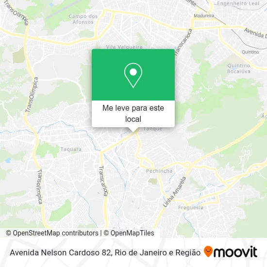 Avenida Nelson Cardoso 82 mapa