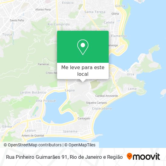 Rua Pinheiro Guimarães 91 mapa