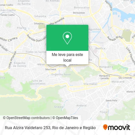 Rua Alzira Valdetaro 253 mapa