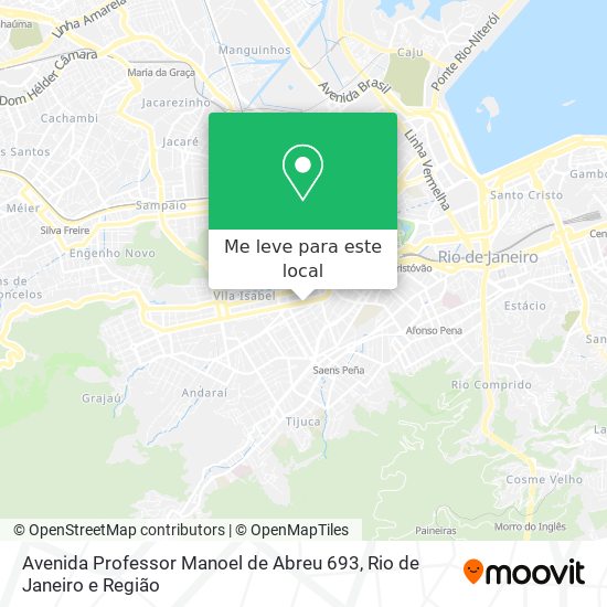 Avenida Professor Manoel de Abreu 693 mapa
