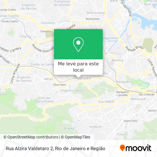 Rua Alzira Valdetaro 2 mapa