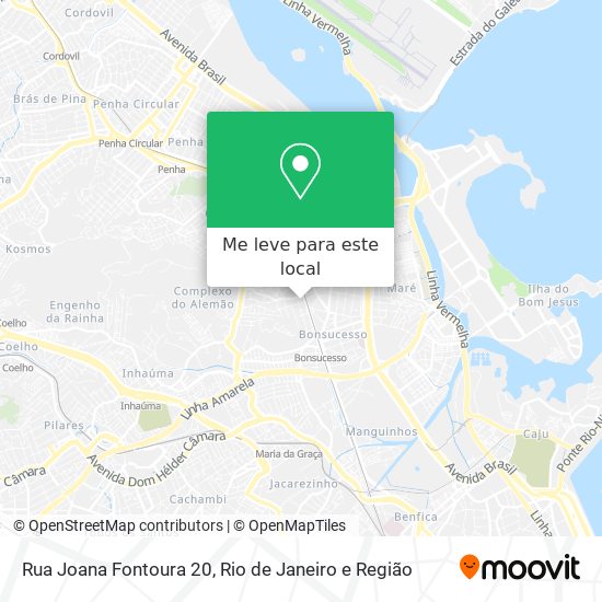 Rua Joana Fontoura 20 mapa