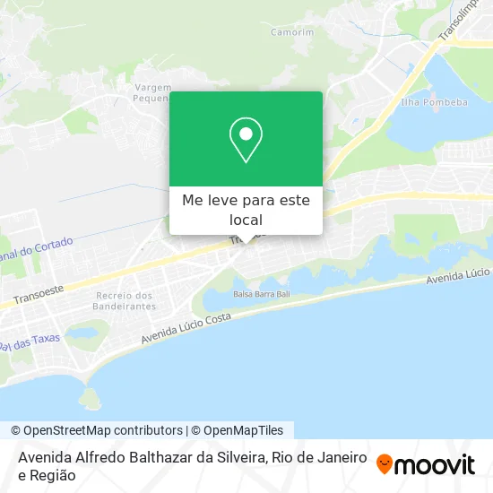 Avenida Alfredo Balthazar da Silveira mapa